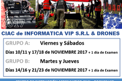 Course: Pilotaje de Drones, Certificación ANAC del me NOVIEMBRE 2017