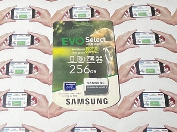 Dronero: TARJETA SAMSUNG EVO SELECT SD 256 + ADAPTADOR  